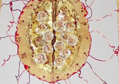 Pascale Dieleman - Sculpture - Fruit défendu - détail